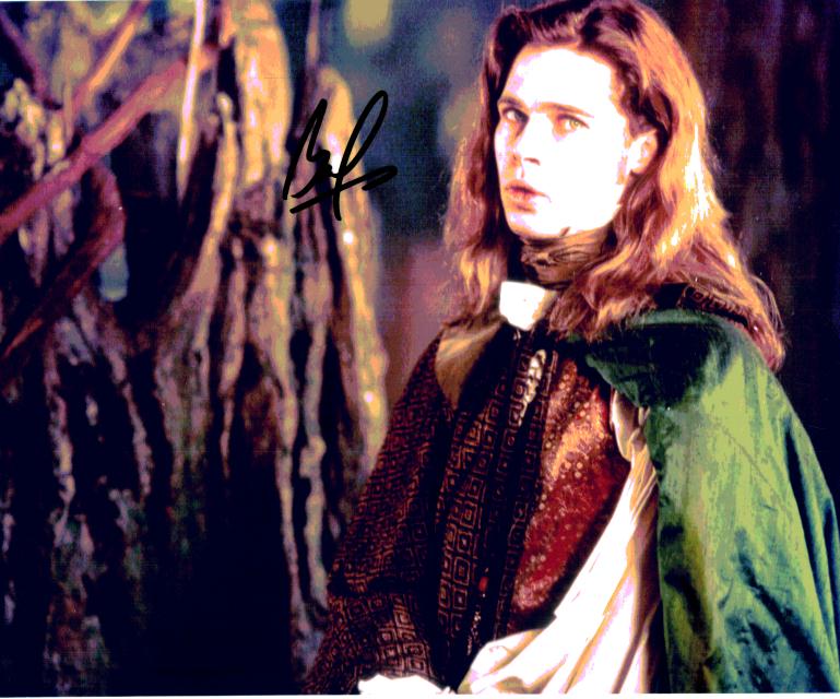 Brad Pitt from Interview with the Vampire. A purchased autograph.